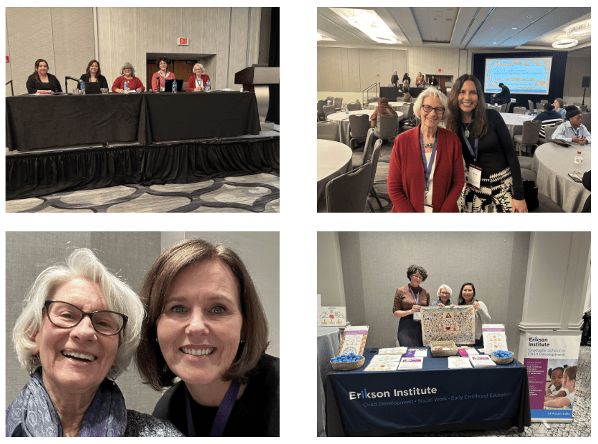 collage of four images showing Erikson Institute staff at Start Early summit